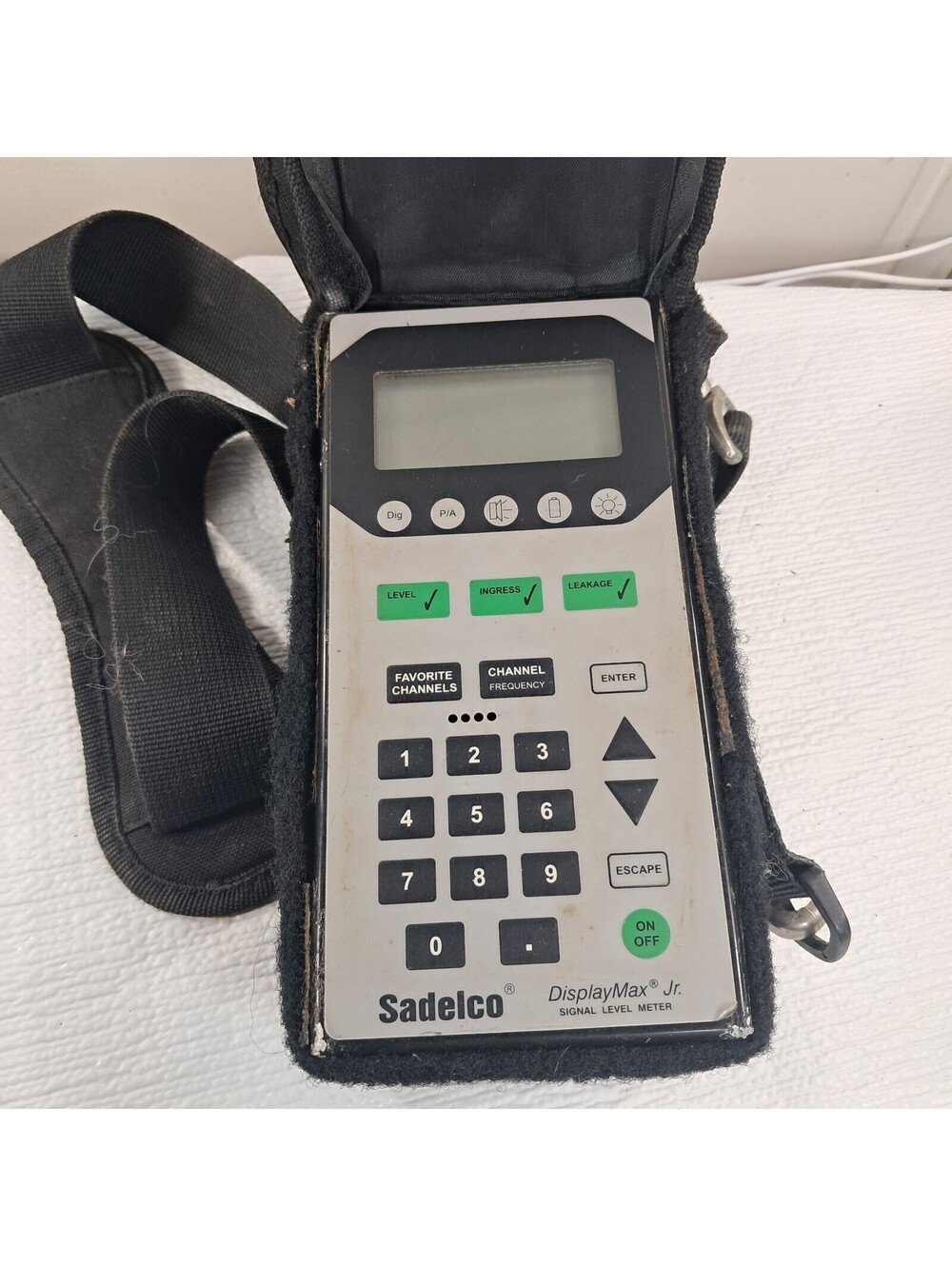 Sadelco DisplayMax Jr. Signal Level CATV Meter Ingress Leakage Level Chanel PART